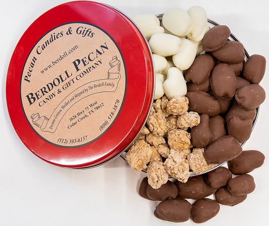 CREATE YOUR OWN CANDIES IN A RED BERDOLL TIN